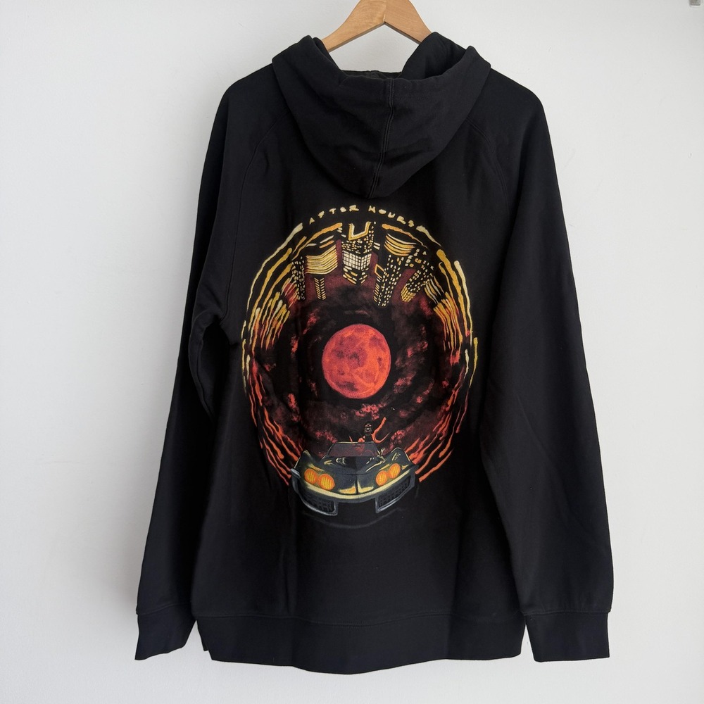 The Weeknd Hoodie XL Black After Hours Lost Highway XO Tour Graphic Pullover